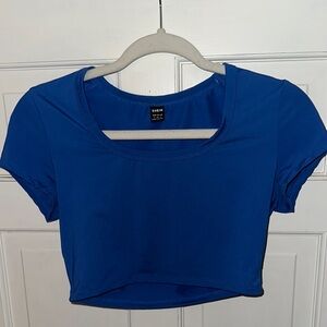 SHEIN Women's Blue Crop Top